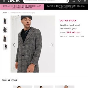 ASOS Men’s Coat